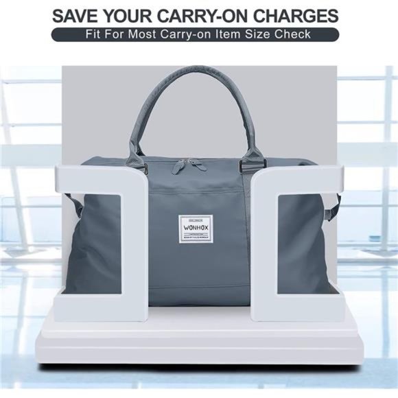 Weekender Bags for Women,Carry on Bag,Overnight Bag with Trolley Sleeve,Sports - Picture 4 of 6